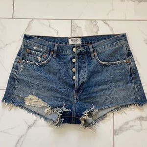 Agolde Parker Denim Shorts